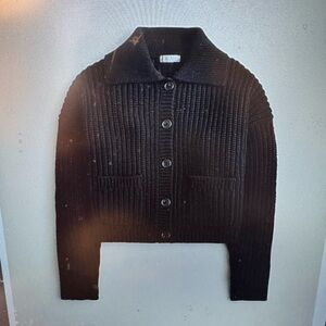 J. Crew Black Knit Cardigan